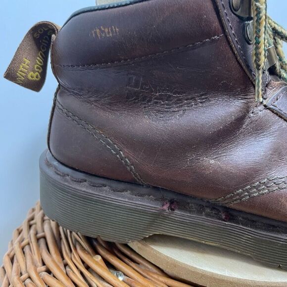 Dr Doc Martens Vintage 8287 Brown Leather Vintage Chunky 6 8 England Boots Ankle - Picture 2 of 9